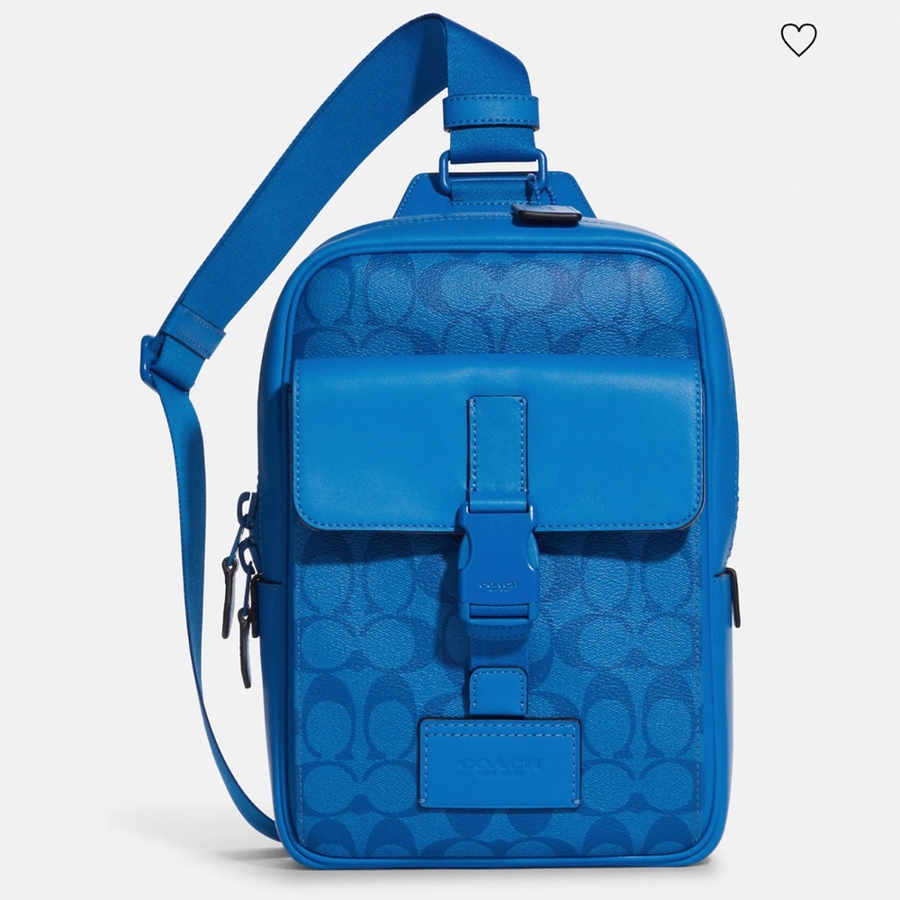 Coach Blue Backpack